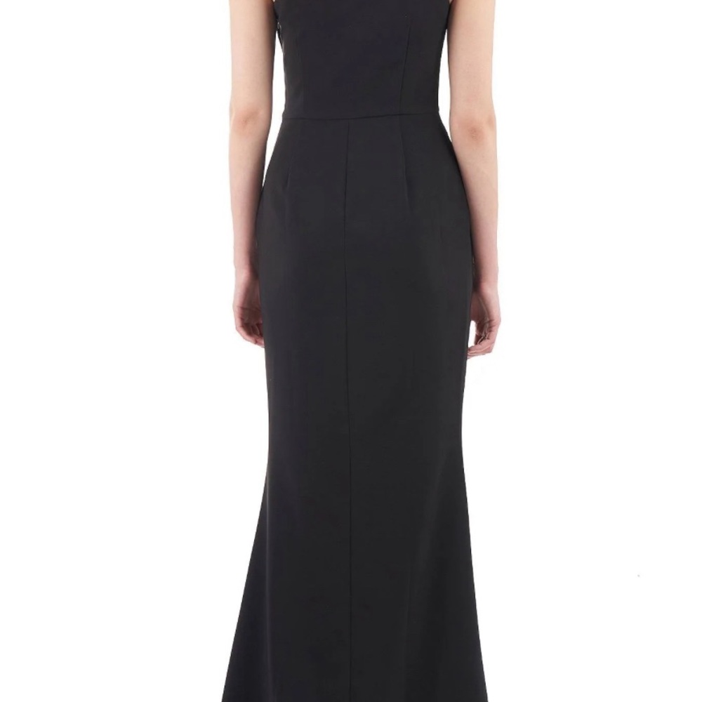 JS Collections One-Shoulder Gown with Bow